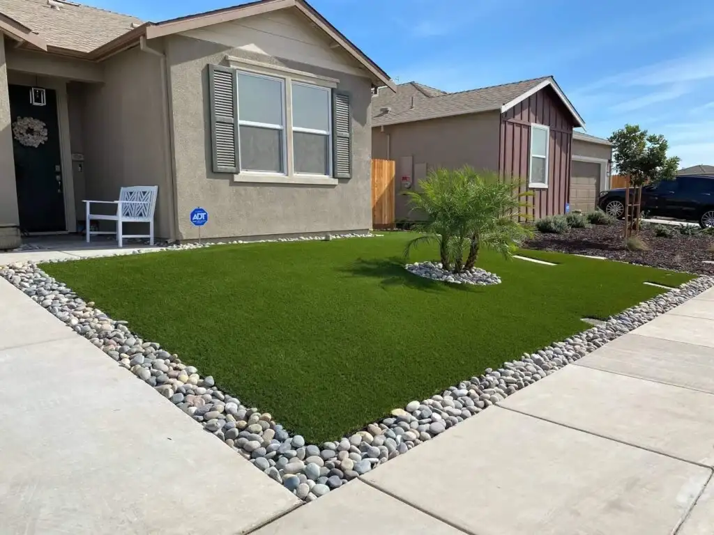 How to Design a Landscape Front Yard with Artificial Grass in 2024?
