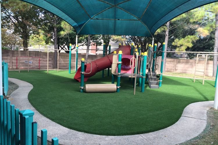 Artificial grass for school